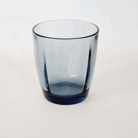 Bormioli Rocco, "Pulsar" Glass Water Ocean Blue, Set of 3 Rocks Glasses - Picture 2 of 9